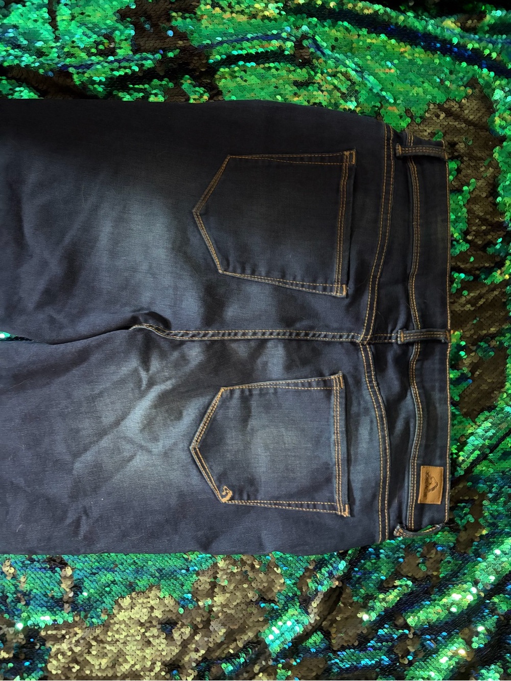 Jordache Dark Blue Women's  Skinny Jeans - Picture 5 of 5